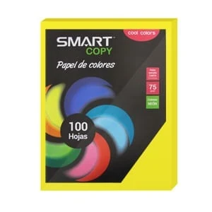 Hojas amarillo canario 100 t/carta