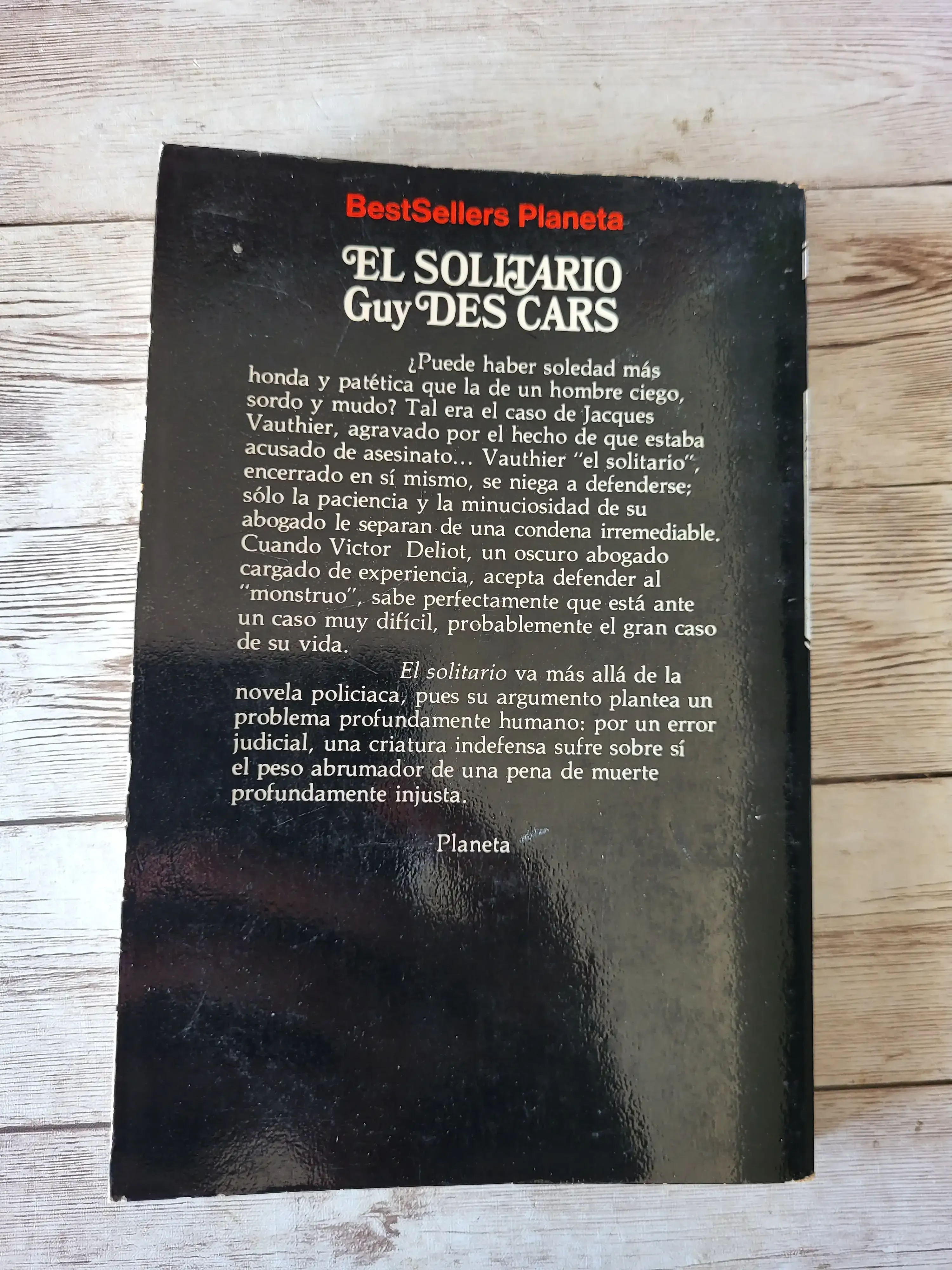 El solitario / Guy Des Cars / Triller Psicológico/ Asesinato 2