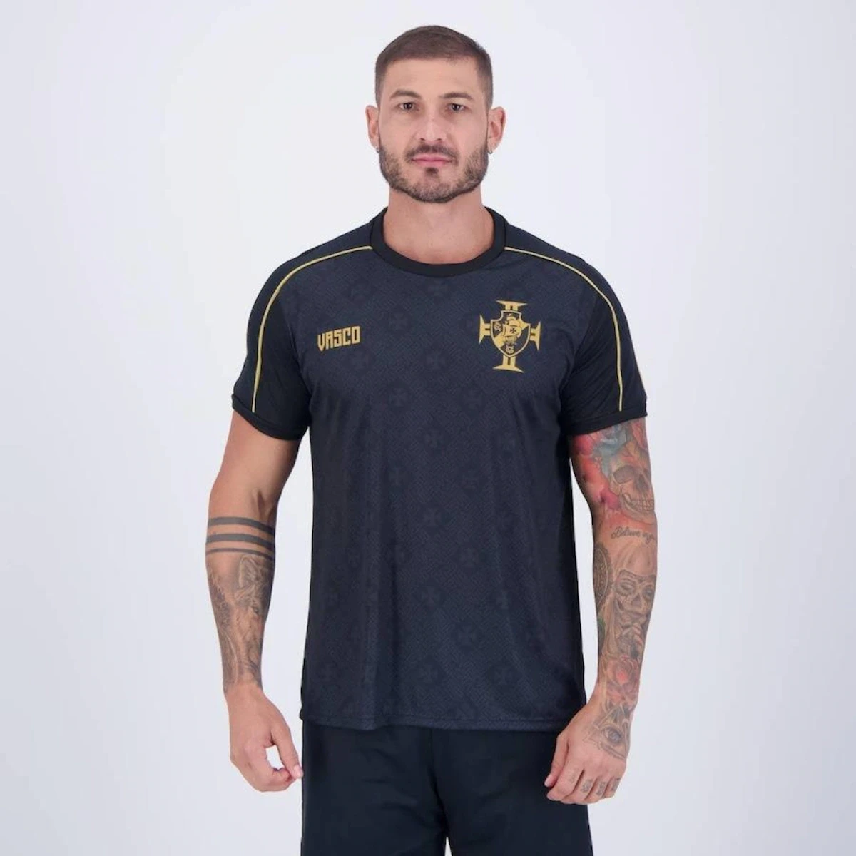 CAMISA BRAZILINE DAWN VASCO PRETA  4