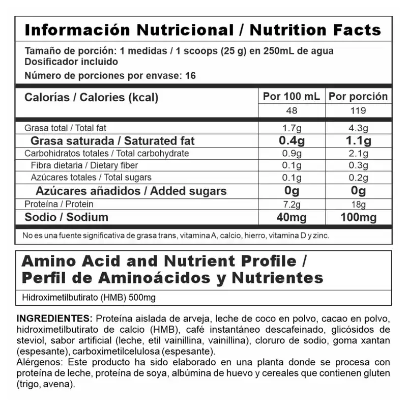 NUTRA VEGAN PROTEIN 400 GRAMOS 2