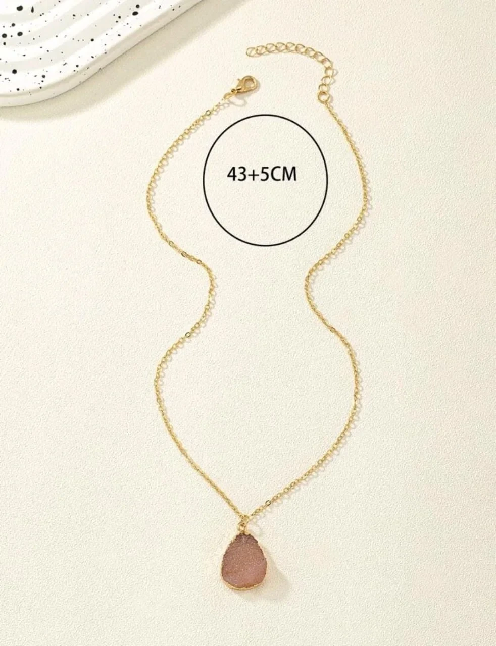 Collar colgante gota de agua  3