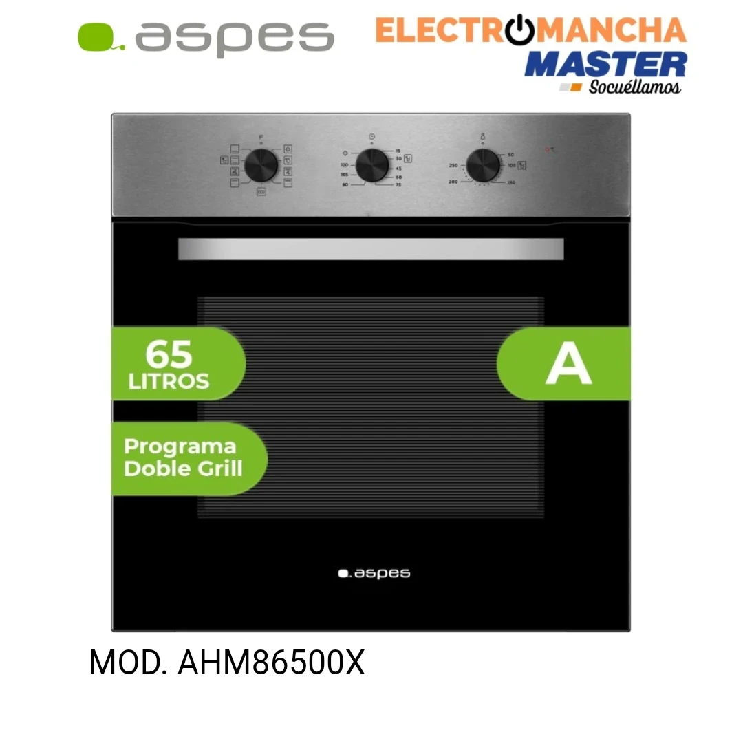 HORNO ASPES AHM86500X MULTIF. INOX A