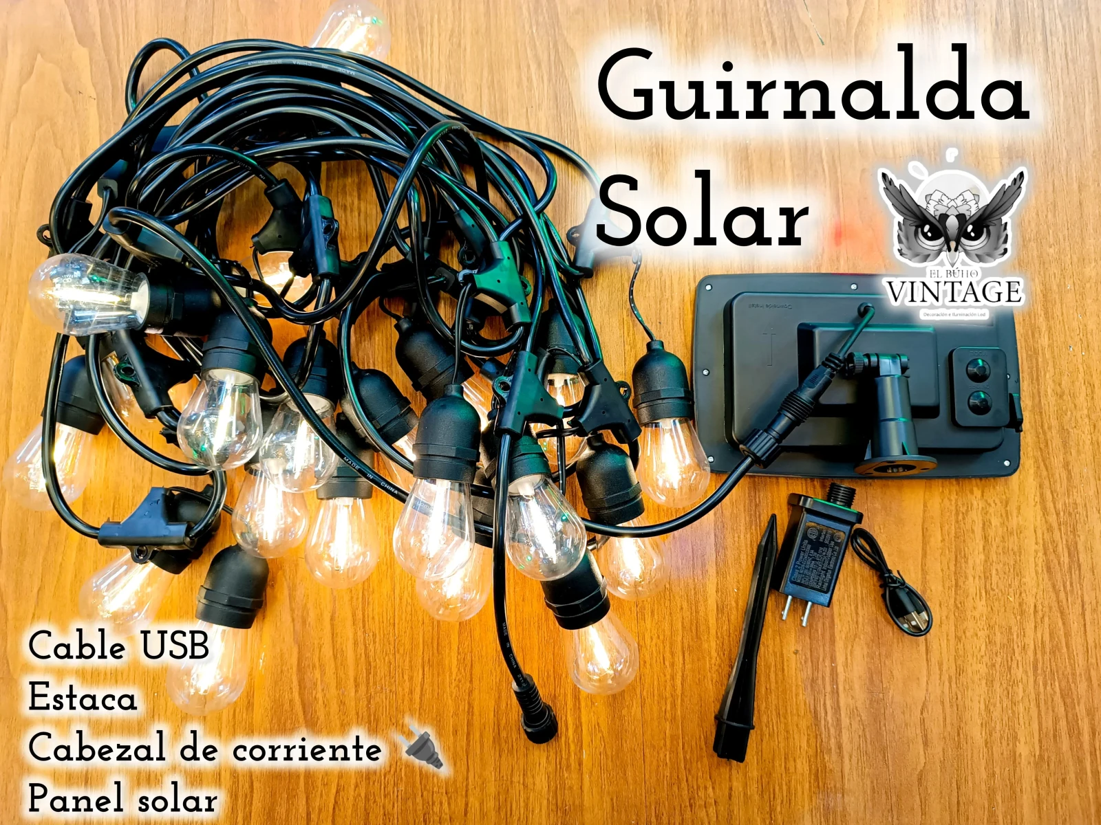 Guirnalda LED Solar Decorativa 2