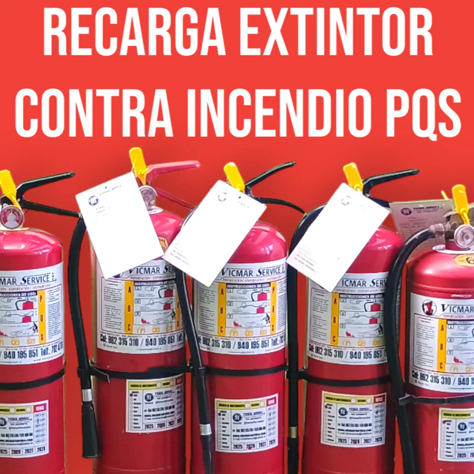 Recarga de Extintores PQS "ABC" 2