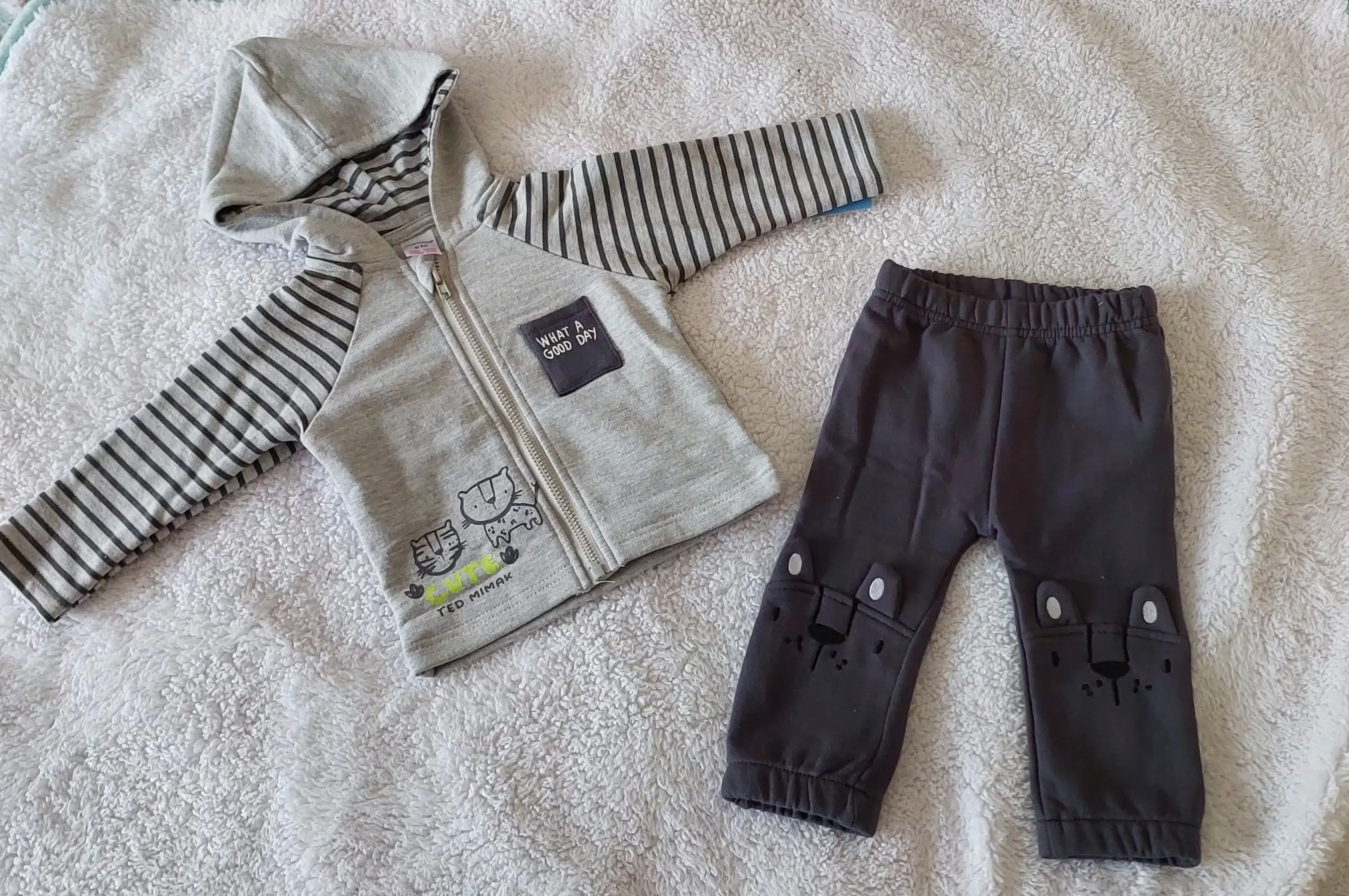 Conjunto 2 piezas afranelado 