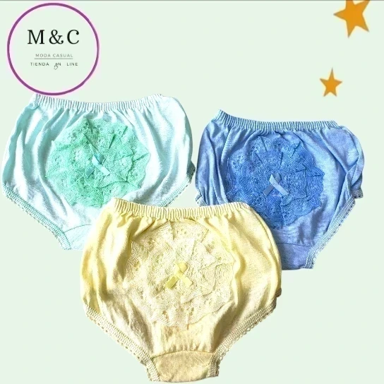 pantaleta T-M olan para niña 