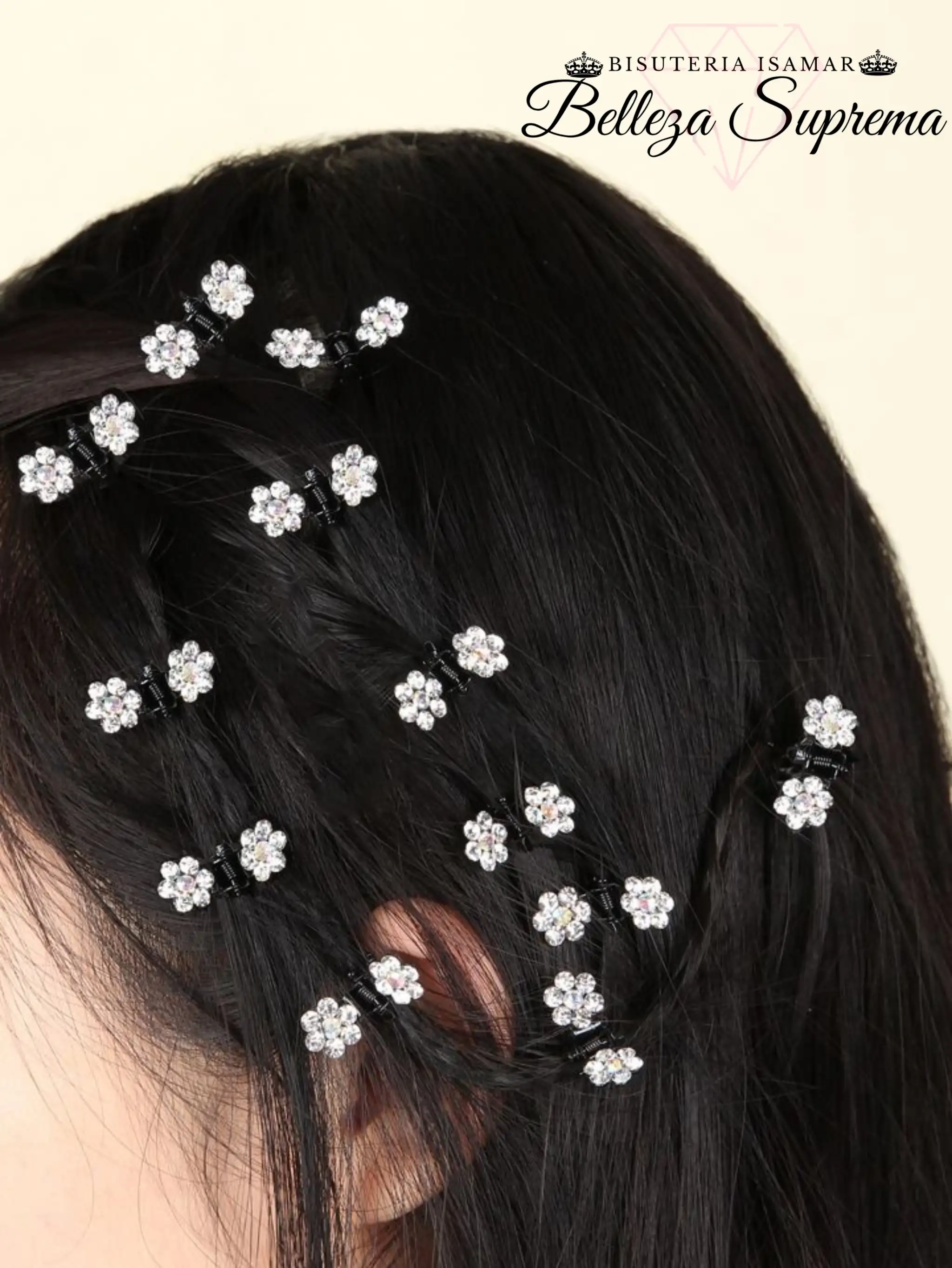 PIRAÑAS NEGRAS CON PEDRERIA BLANCA 4
