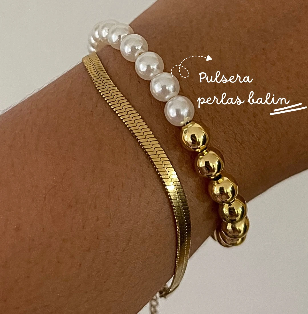 PULSERA PERLAS BALIN