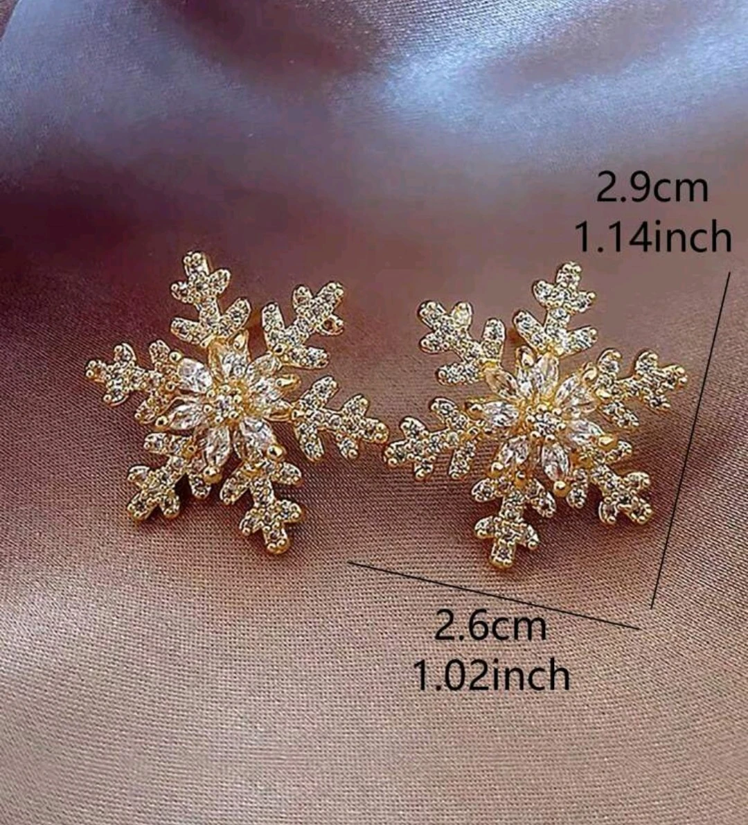 Aretes copo de nieve 3