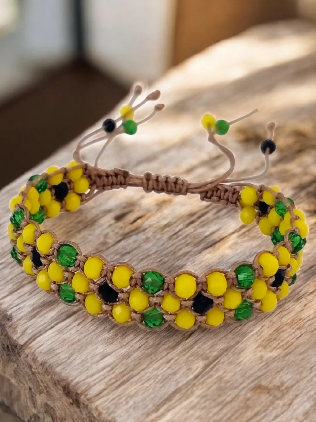 Pulsera Girasoles  2