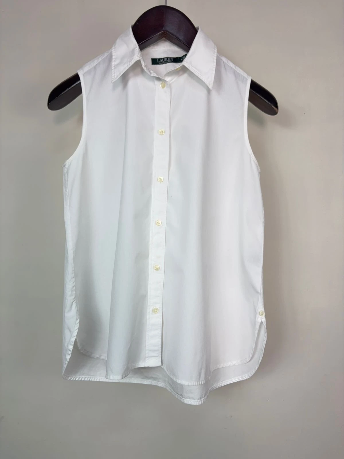 LAUREN RALPH LAUREN SLEEVELESS SHIRT