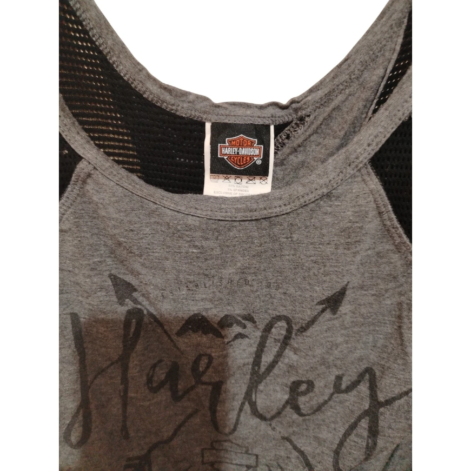 Playera 2XL Sin mangas Harley Davidson 4