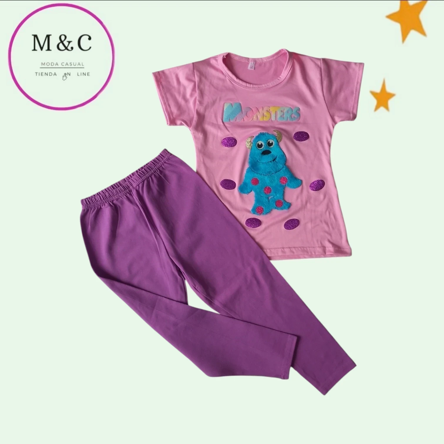 Conjunto Talla M pantalon y blusa