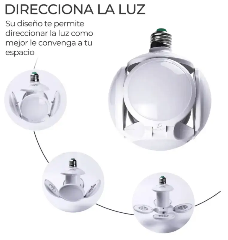 Foco Plegable De Luz LED De 40W 4