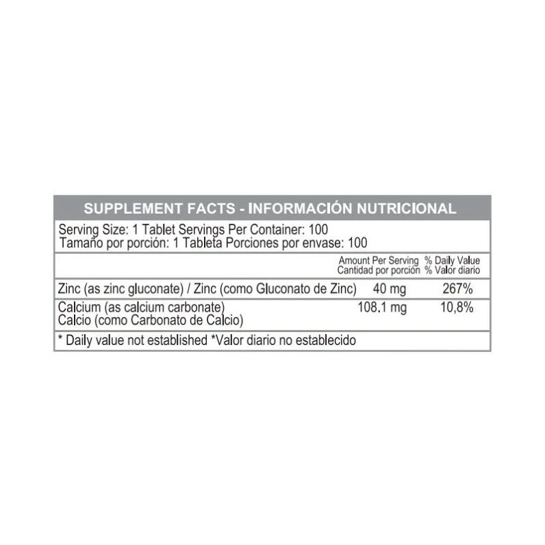 CHELATED ZINC 40 MG 2