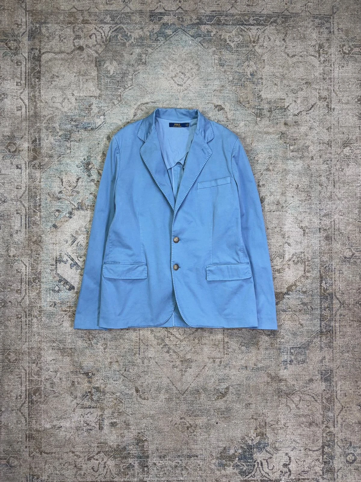 POLO RALPH LAUREN UNSTRUCTURED COTTON BLAZER 3