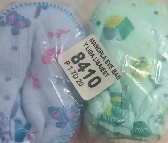 3 pares de manoplas