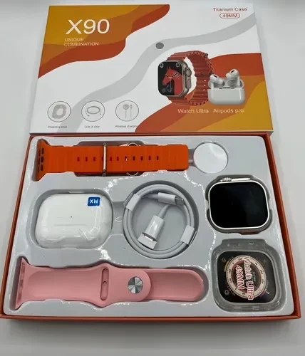 Combo Reloj y Audífonos X90