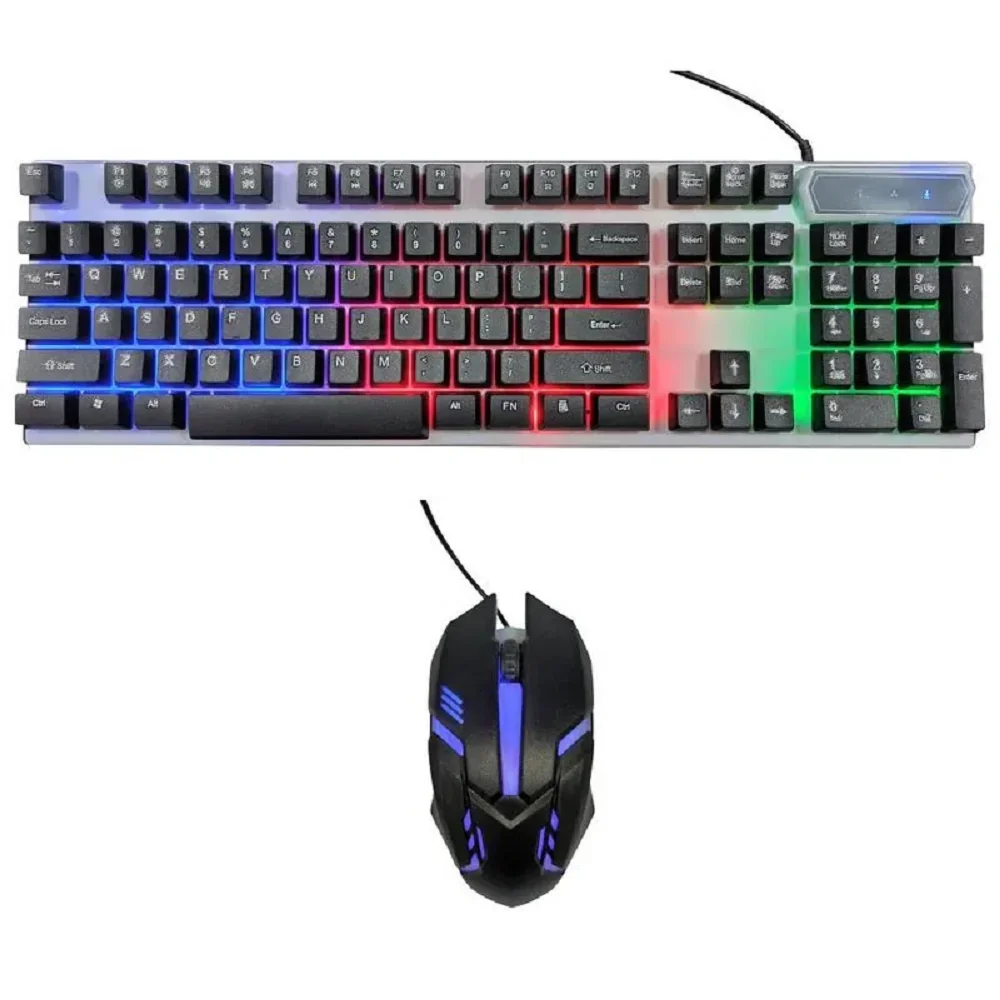 Combo Teclado USB Mouse RGB 