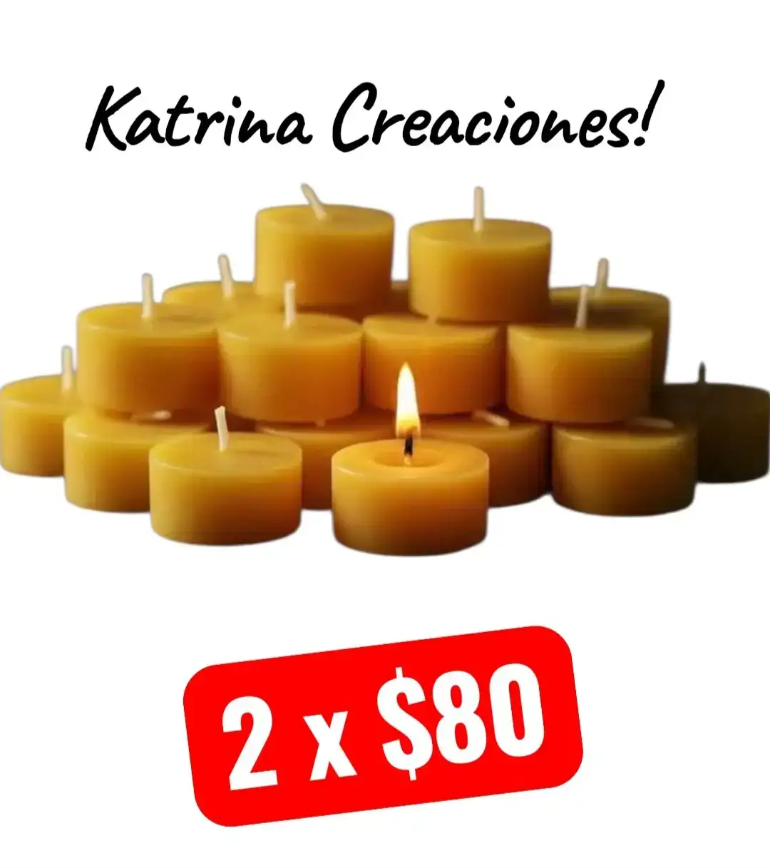 Velas de miel diferentes diseños. 4