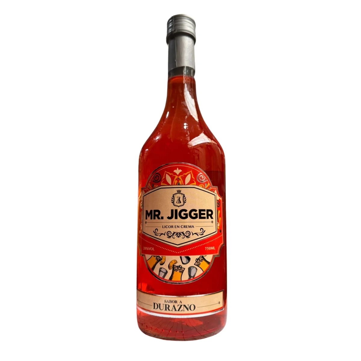 LICOR DE CREMA DE DURAZNO MR. JIGGER 750ML