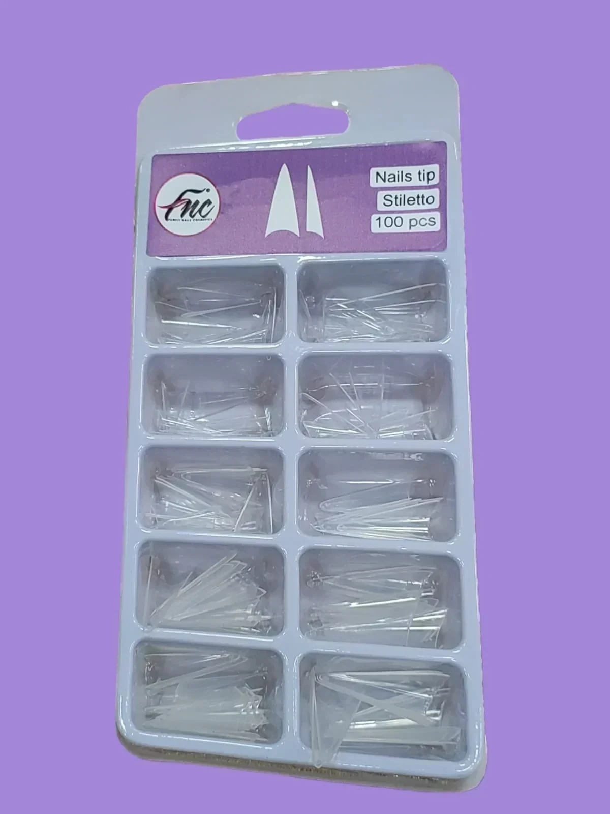 fnc caja uña nails tip stiletto