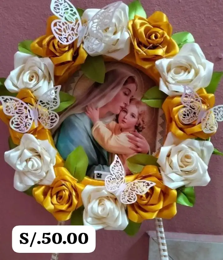 Corona de rosas eternas