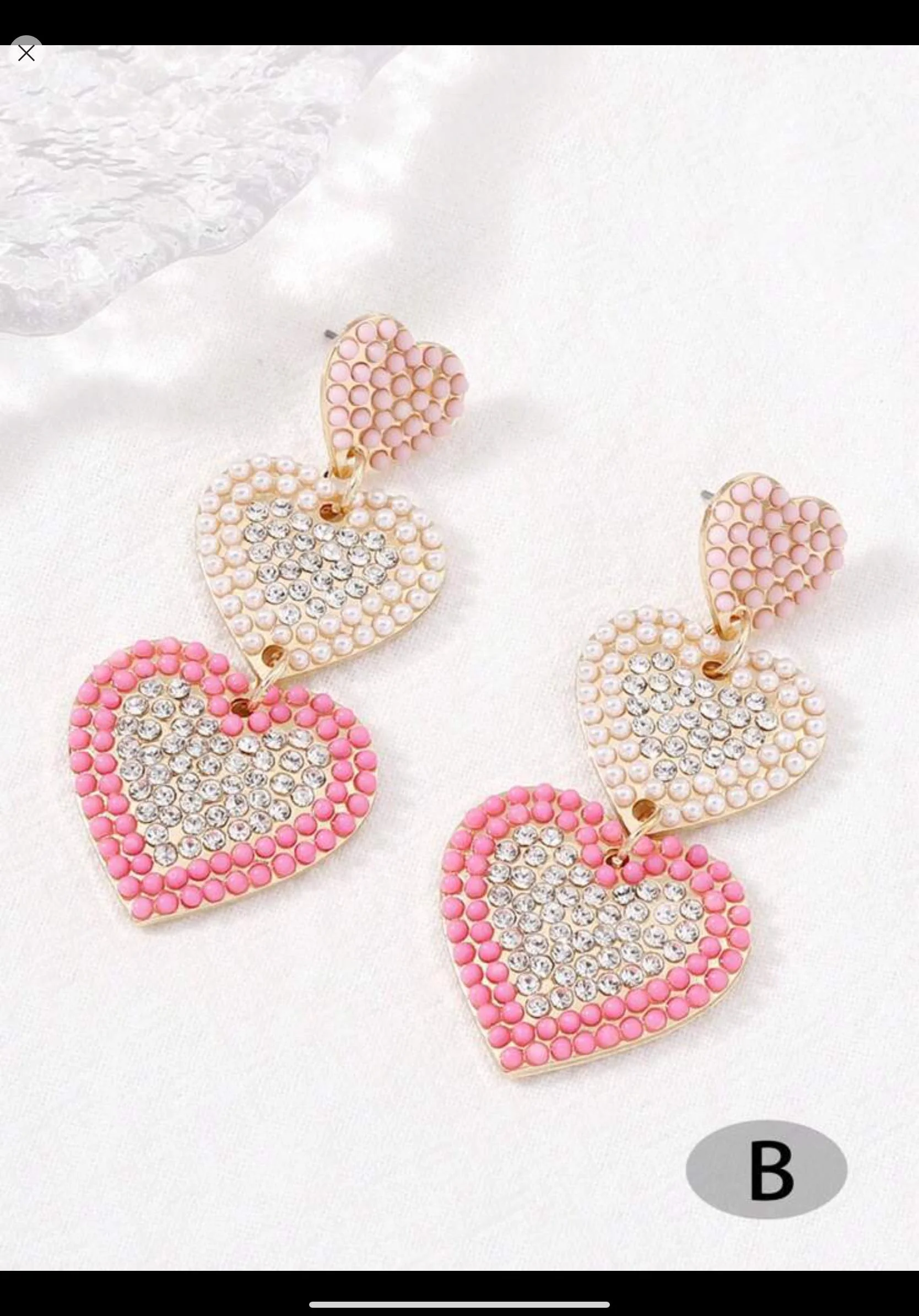 Aretes de corazón ❣️