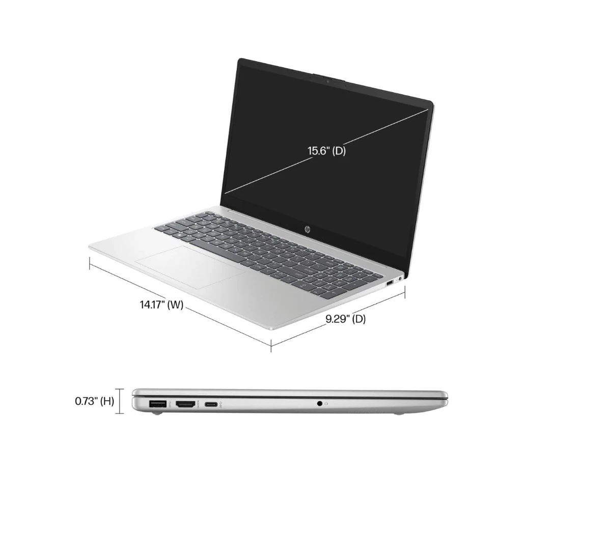 Laptop HP RYZEN 5 de 15.6" 4