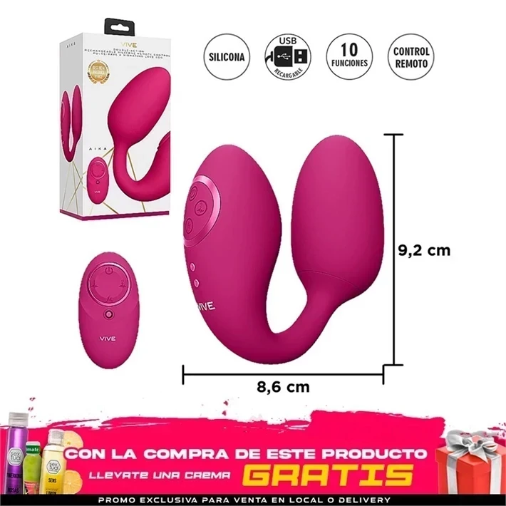 Estimulador de punto G con control bluetooth y carga USB