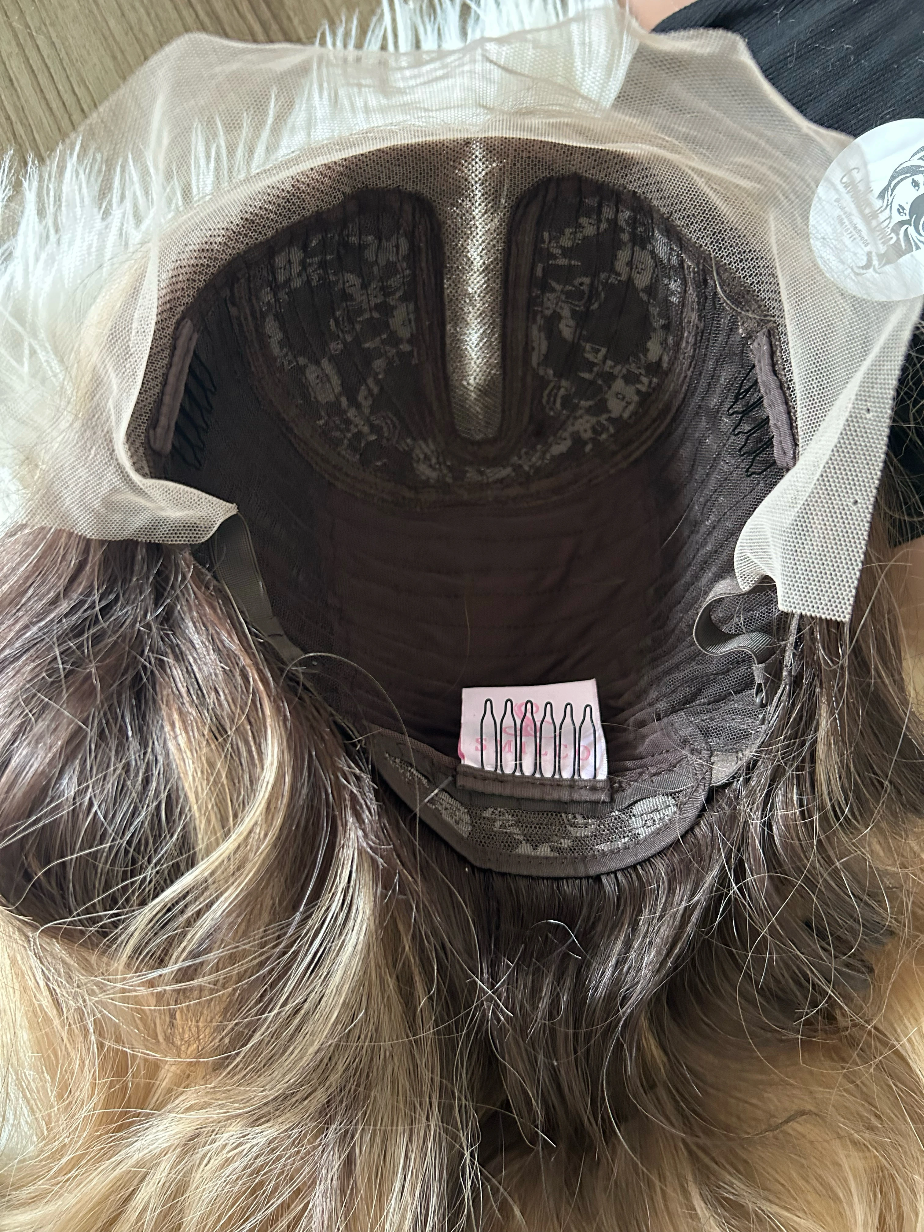 Peluca Semi de 20”, frontal lace 13x1  6