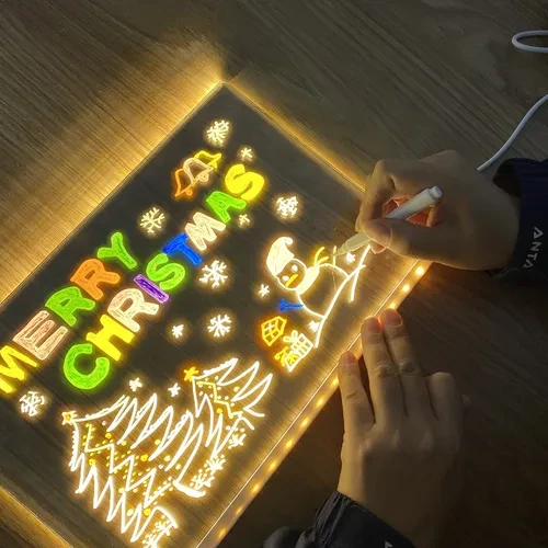 pizarra con led