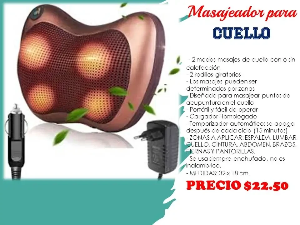 Masajeador almohada  4