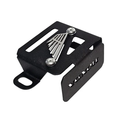 AC XR 190 L / AC CB 300F / P. freno Trasero acero negro logo 3d cromado ML
