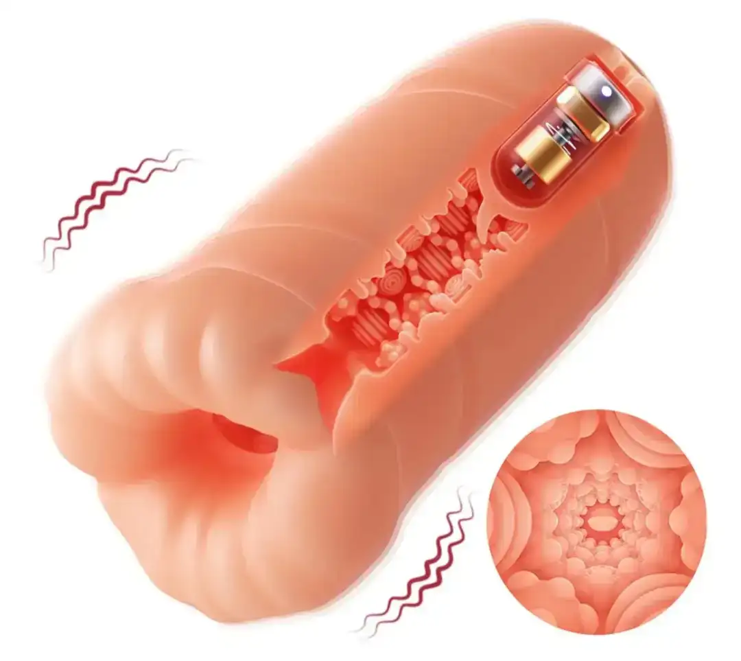 Lip Trainer (Entrenador de Labios) / Masturbador Masculino con Vibración  2