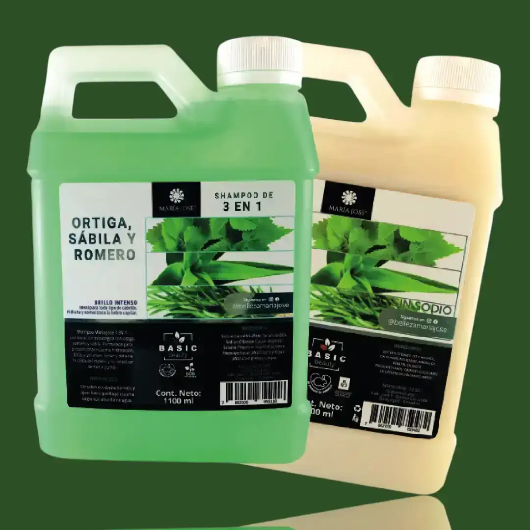 Aroma: Ortiga, Sábila y Romero 1070ml María José para Cabello