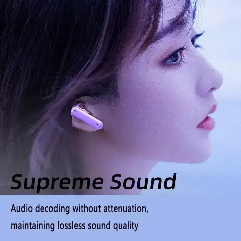 Auriculares gamer morados 4