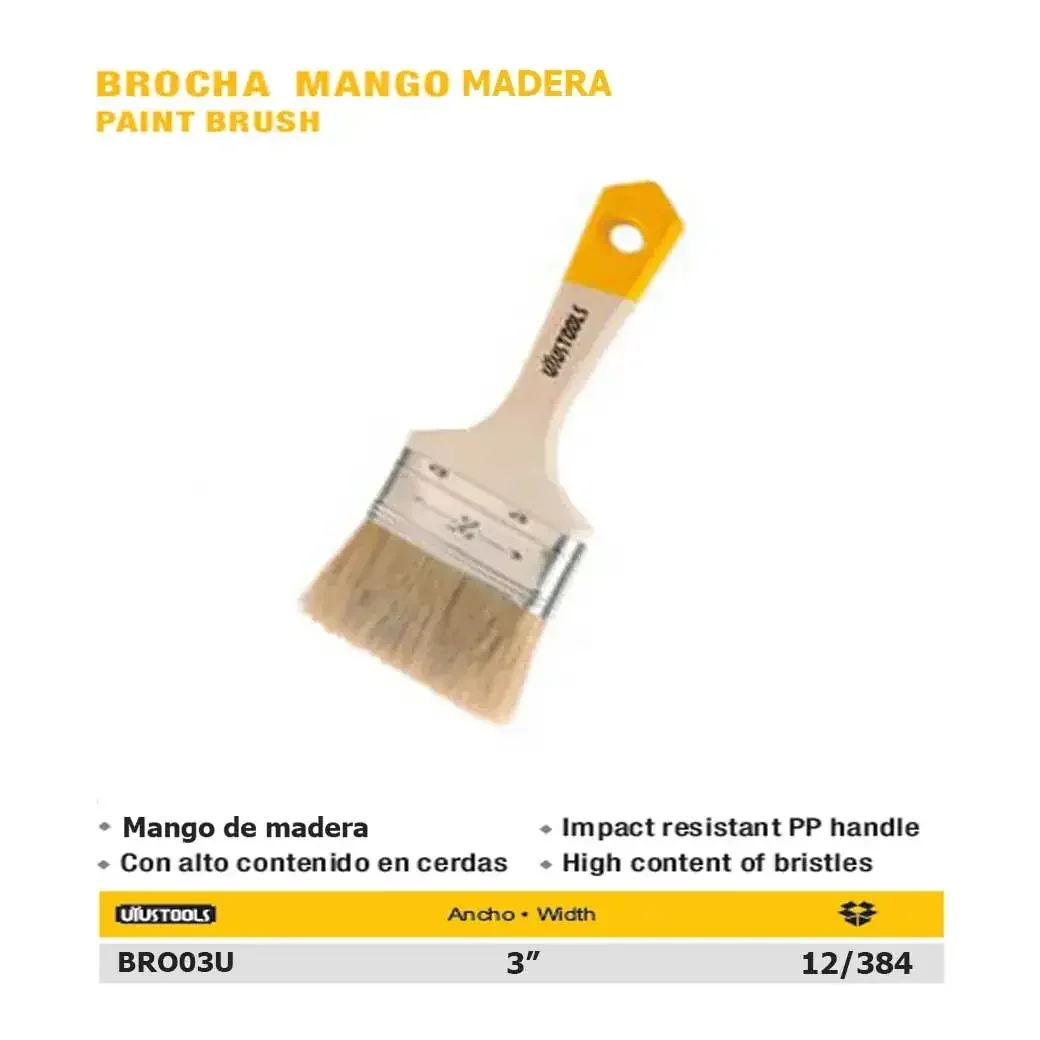BROCHA M/Madera UYUST 3" 