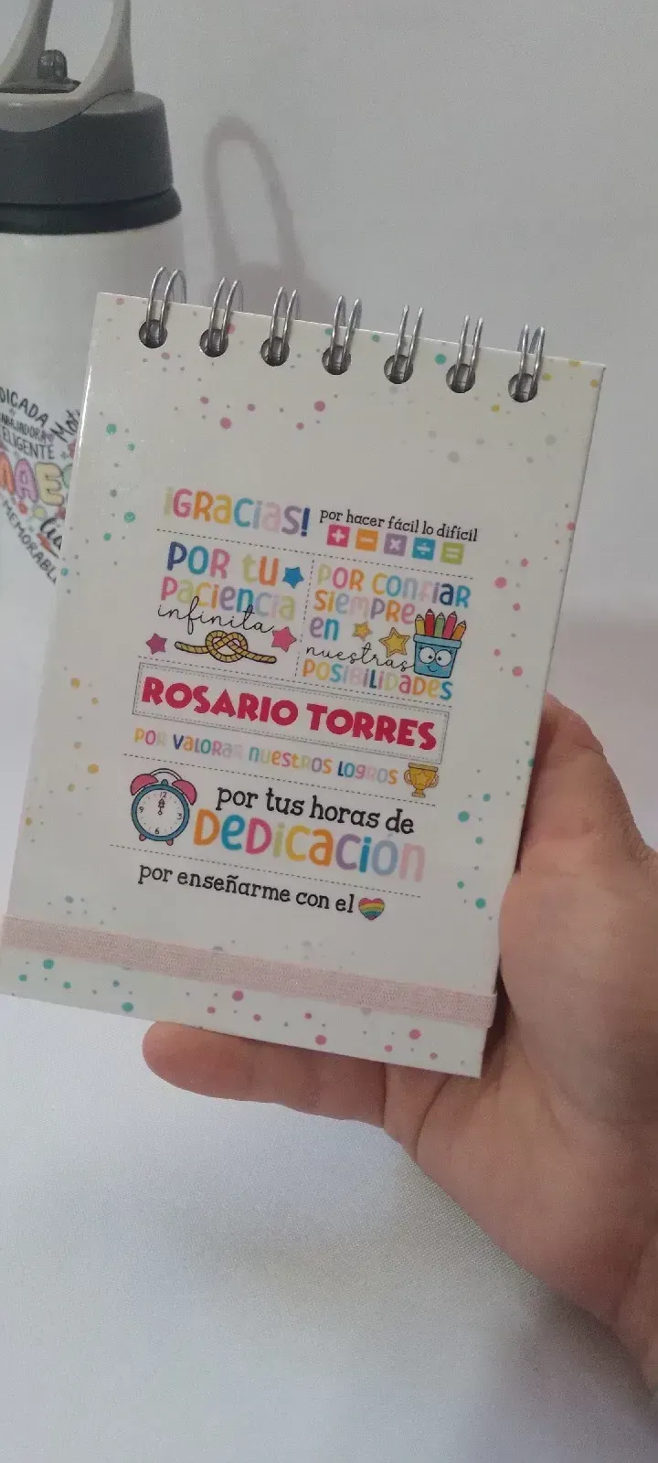 Libreta A6 hoja con diseño