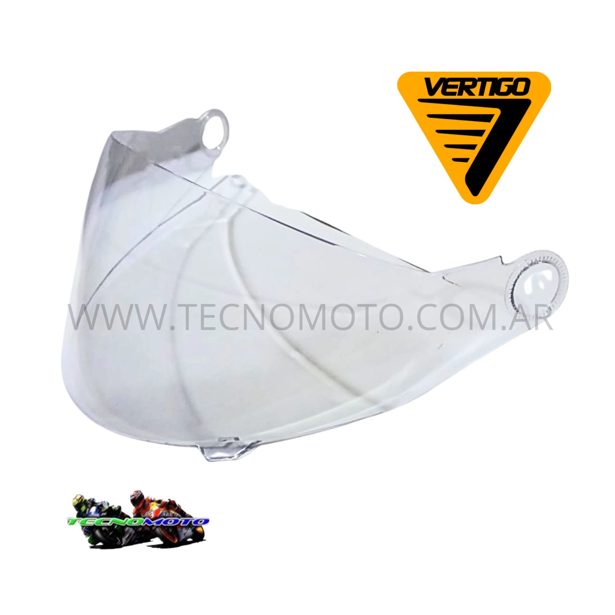 VISOR CASCO VERTIGO CRUX FLIP UP -CRISTAL -49497