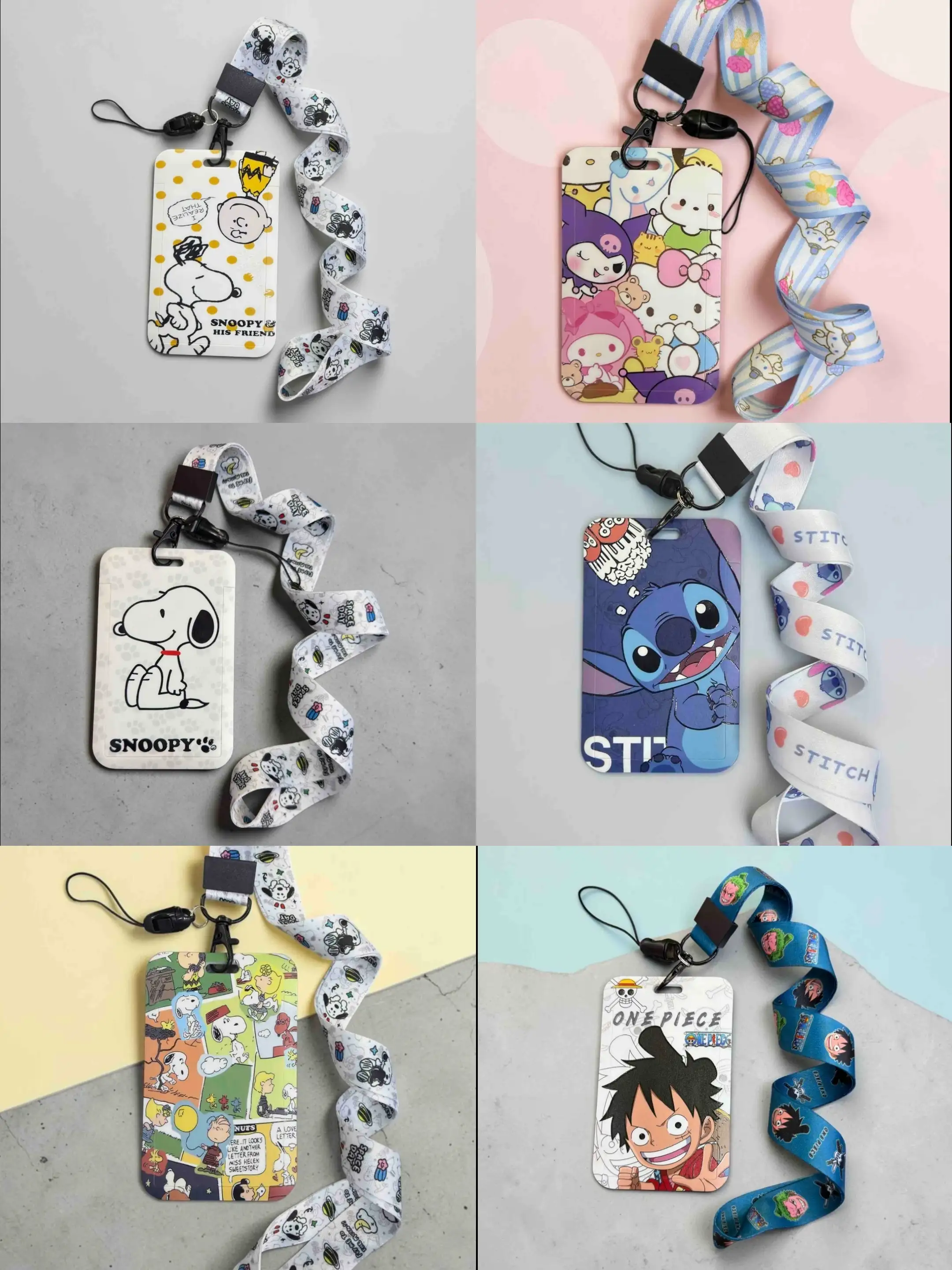 PortaCarnet Snoopy - Stitch - Hello Kitty 