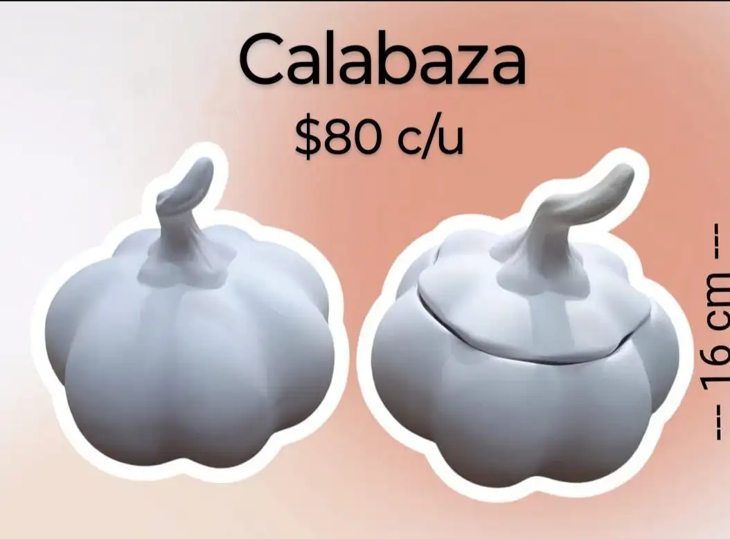 Calabaza decorativa/ dulcero 