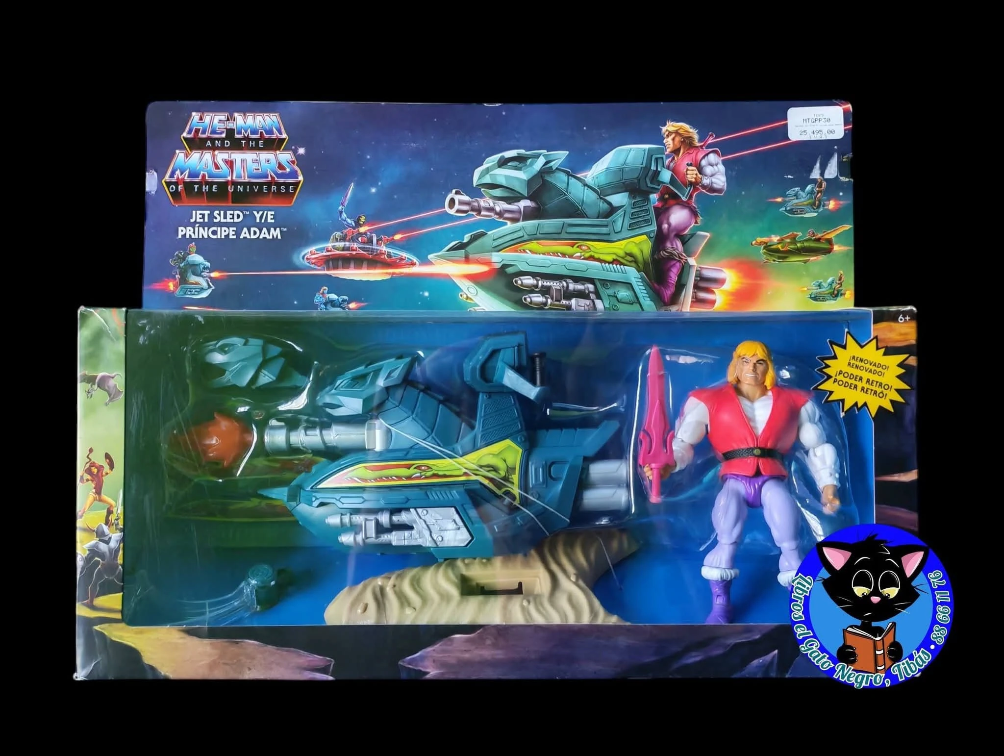 MOTU Príncipe Adam y vehículo Wind Raider Nuevo 