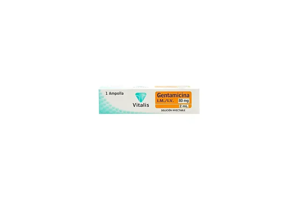 GENTAMICINA 80 MG X 1 AMP VITALIS