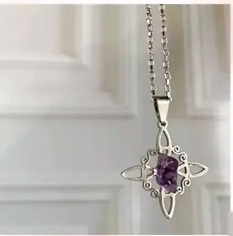 Nudo de bruja con amatista