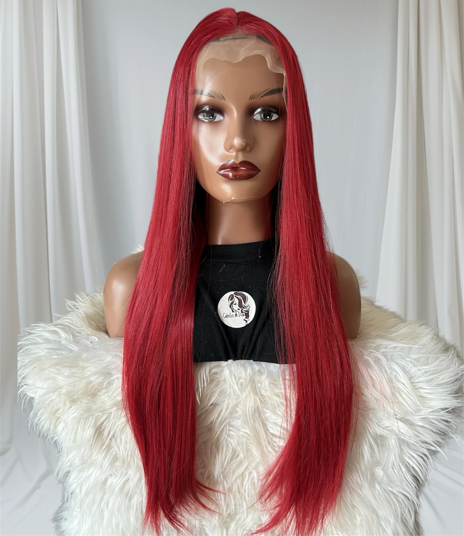 Peluca Semi natural 30” , frontal lace 13x4  2