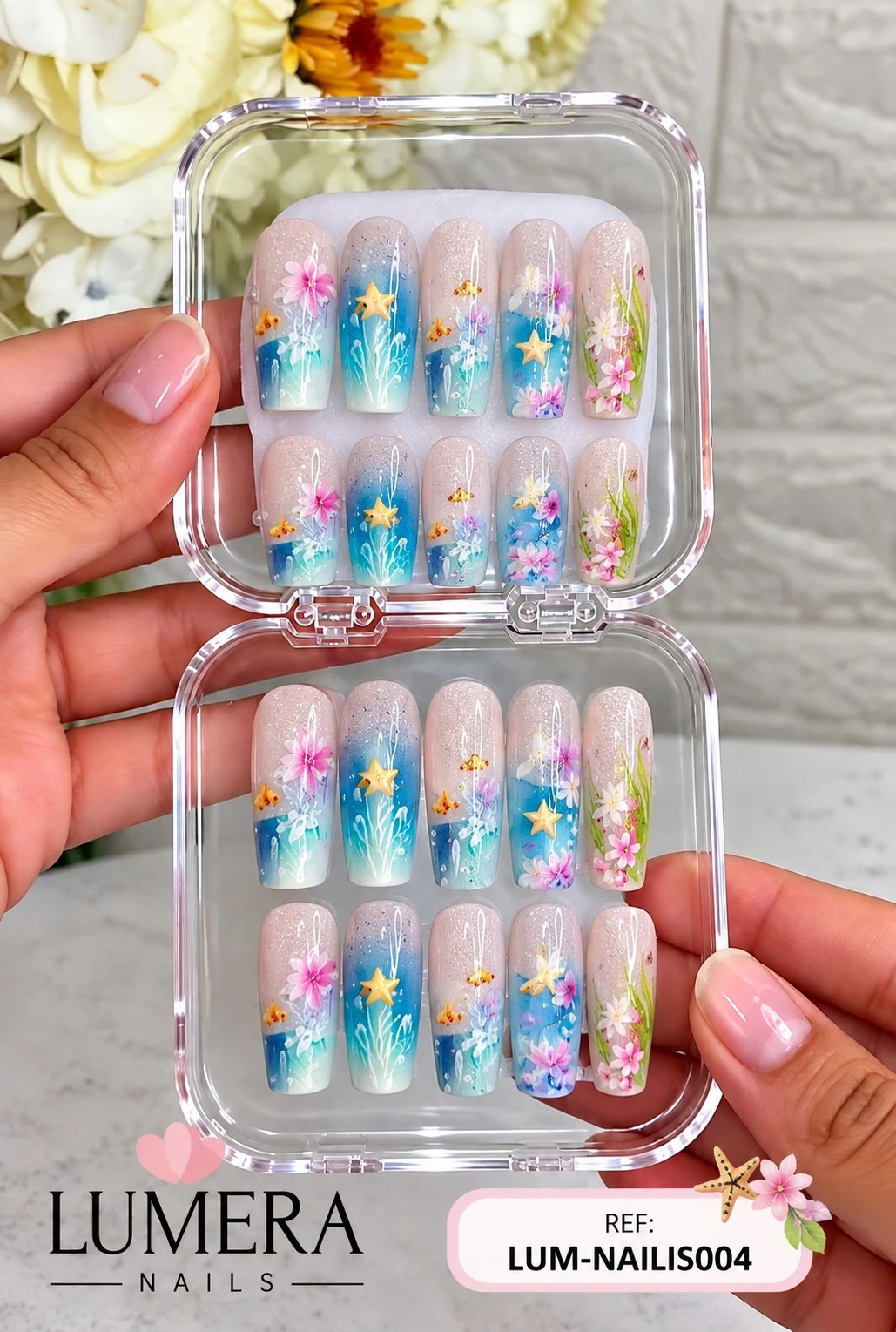 lumera caja de uñas press on referencia lum-nails-004