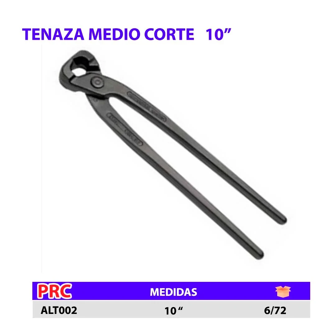 TENAZA MEDIO CORTE PGS 10"