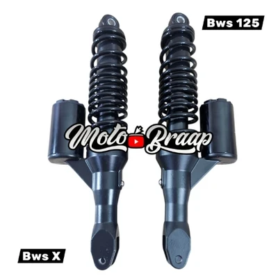 BWS 125 Amortiguadores traseros shock negro negro 4T CARBURADA OKL IMAMO030