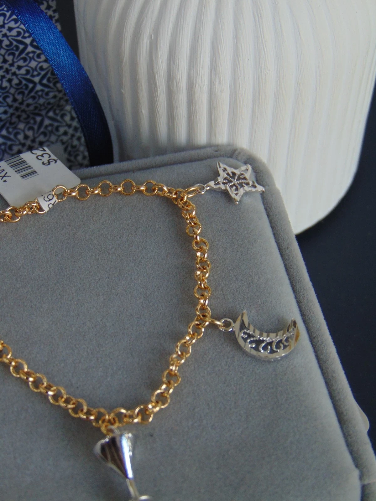 PULSERA RODIO BI-COLOR DIJES 2